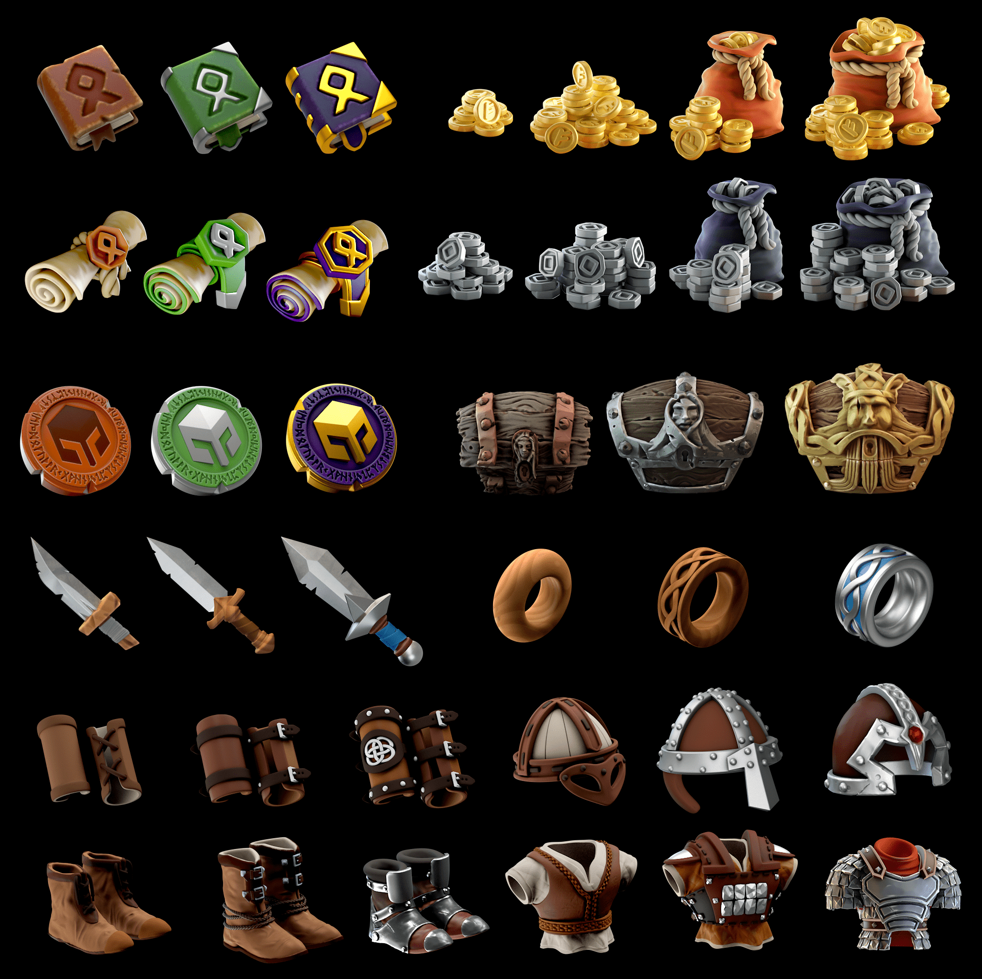 游戏技能装扮图标设计